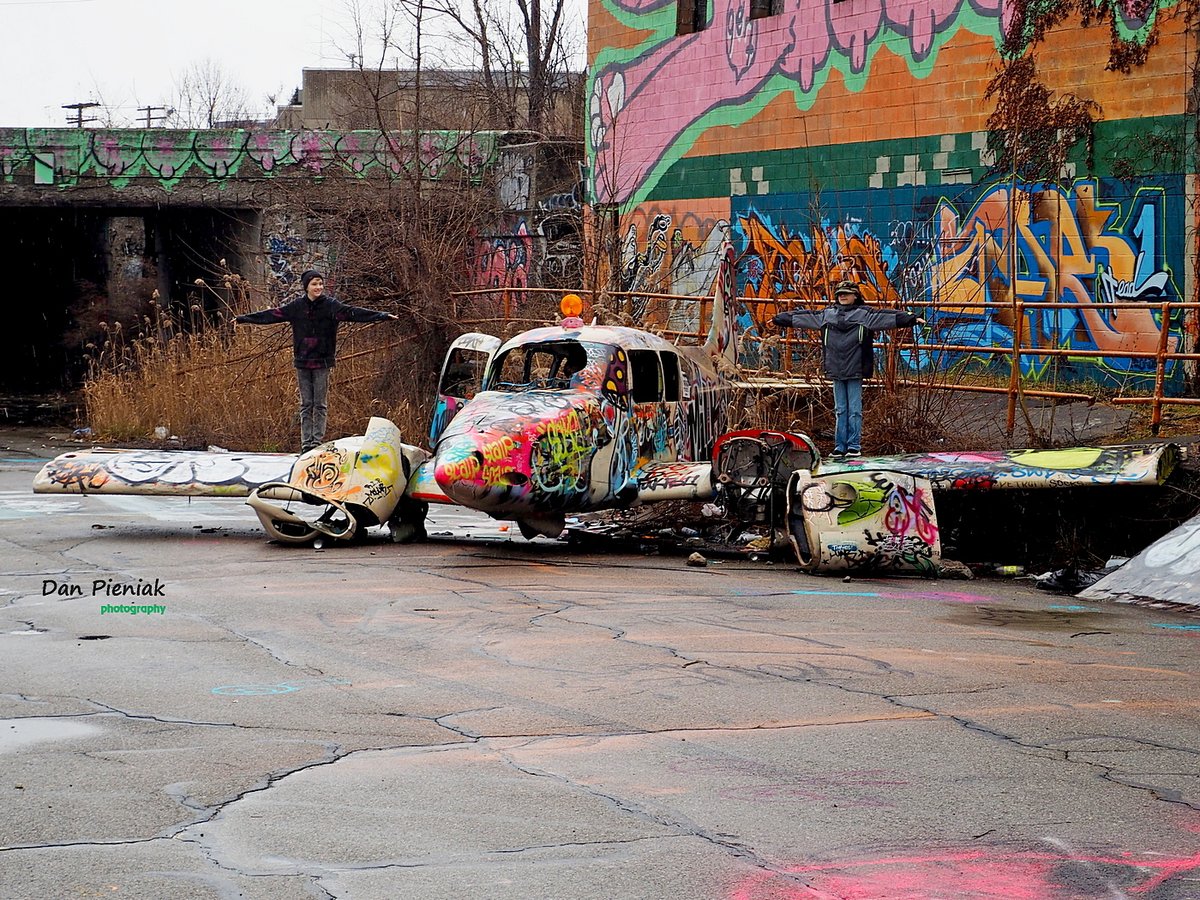 They may be future aviators #Detroit #airplanes #urbex #UrbanDecay #boywillbeboys #visitdetroit