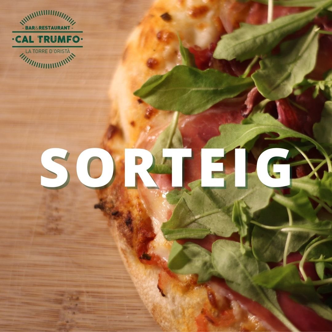 CalTrumfo's tweet photo. 🚨SORTEGEM 2 PIZZES o 2 entrepans

Gràcies al suport rebut i per gaudir en aquest temps de restriccions... fem un SORTEIG DE 2 PIZZES a escollir o 2 entrepans🍕

#restaurant #sorteig #pizzes #nit #divendres #diumenge #takeaway #restriccions https://t.co/KdPbQeX62L