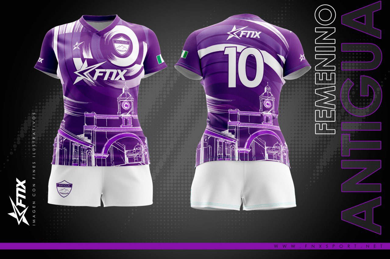 Tercer Tiempo GT on Twitter: 🤩 LA NUEVA PIEL DE Antigua Femenino ⚽️ La marca guatemalteca FNX Sport a revolucionar el diseño de camisolas en futbol femenino y realizó