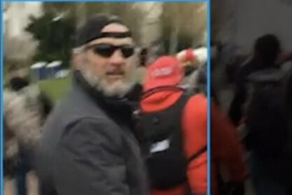 Remember the guy from above, the first Proud Boy into the Capitol?