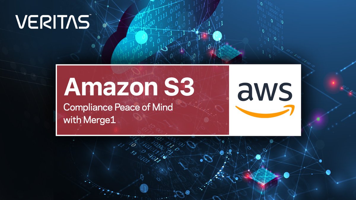 Globanet (@globanet) on Twitter photo Merge1 for <a href="/awscloud/">Amazon Web Services</a> is here! Capture Amazon S3 records to provide a secure and reliable method of compliance and eDiscovery. Visit our website today to learn more: ow.ly/P8Ju50DdX7E
#Globanet #Veritas #DigitalCompliance Merge1 for <a href="/awscloud/">Amazon Web Services</a> is here! Capture Amazon S3 records to provide a secure and reliable method of compliance and eDiscovery. Visit our website today to learn more: ow.ly/P8Ju50DdX7E
#Globanet #Veritas #DigitalCompliance