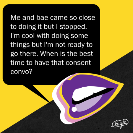 laylasgotyou's tweet photo. There's a lot of confusion and miseducation swirling around about what it means to consent. From past tv shows and movies and maybe even convos with friends —somehow it seemed like a NO was still an invitation and it's NOT. No means NO. #LaylasGotYou #Consent #RealTalk #Sex https://t.co/Z6vYbsXY8Q