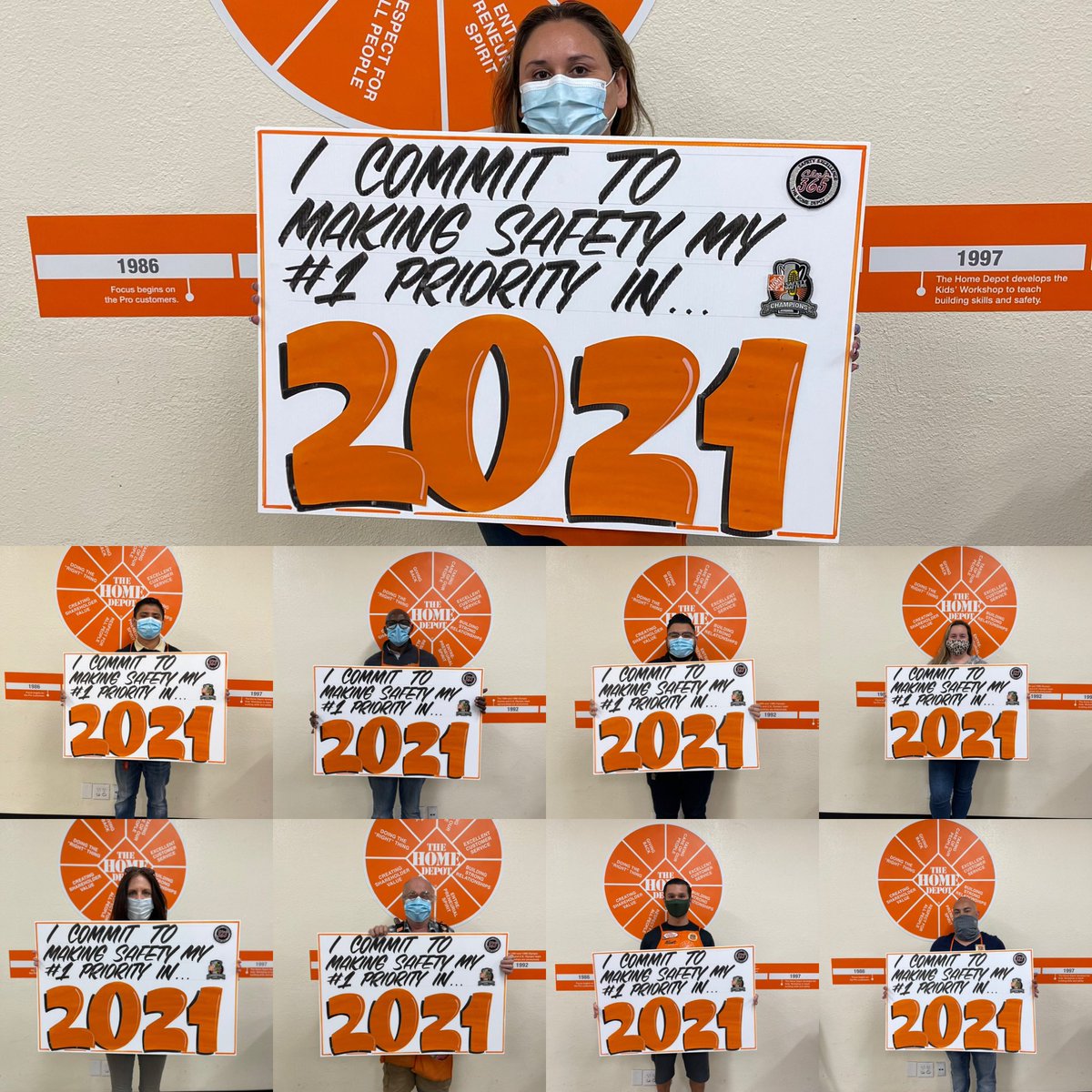 ANewmanhd's tweet photo. My associates and I pledge to make working safe our priority for our fellow associates , our family and customers. #280DAYSSAFE @downeypackerfan @Steven_Mousseau @LKRTHD https://t.co/zoLCVYG0YF
