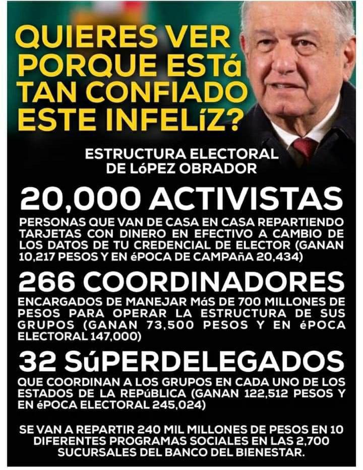 JaimeCCS's tweet photo. Les presento a los "SIERVOS DE LA NACIÓN"

¿Es legal esto @INEMexico? https://t.co/I9ifVCBMbd