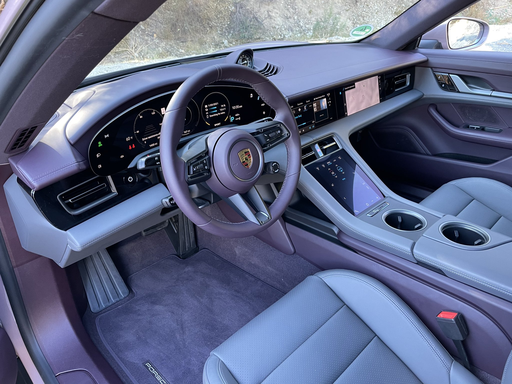 Porsche 2024 taycan purple