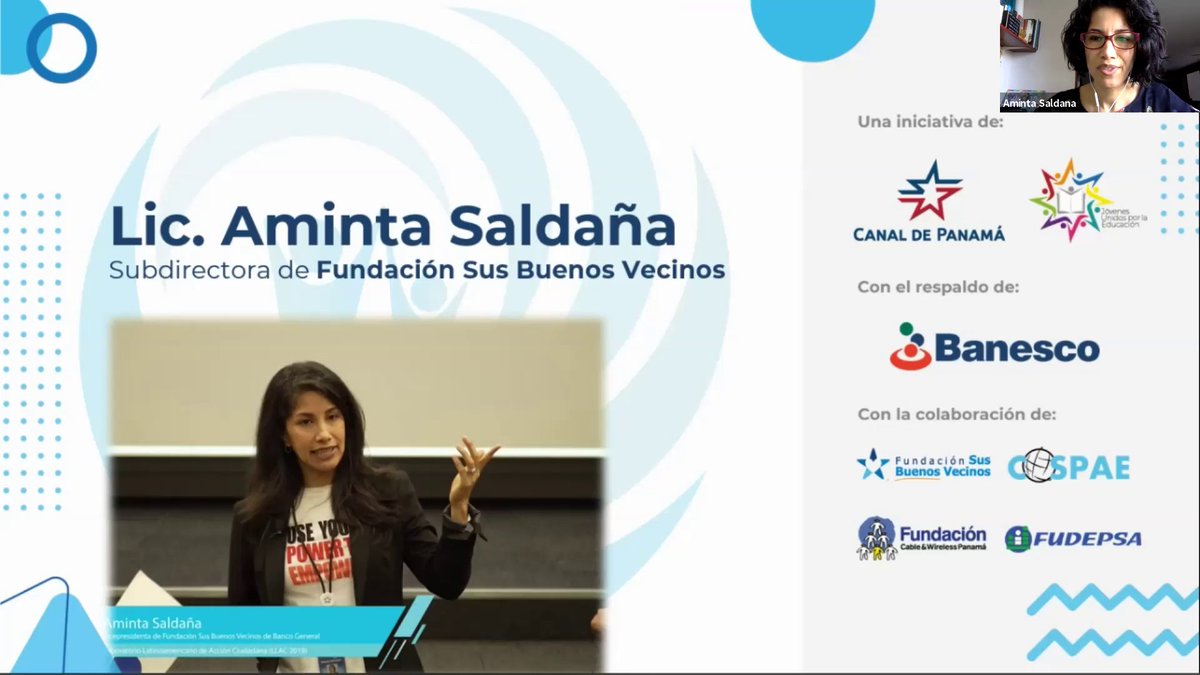 JovenesUxLaE's tweet photo. El #LLAC20 1.0 y 2.0 es una iniciativa del @canaldepanama y @jovenesuxlae con el respaldo de @banescopanama y la colaboración de @FundSBV, @cwpanama, @cospaepanama y @fudespa https://t.co/iQ0VR7BZw7