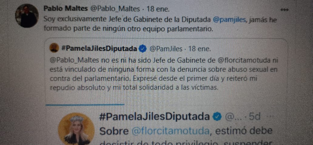 Pablo Maltes Gobernador Region Metropolitana On Twitter Programa Politicaenvivo De Uchileradio Asegura Muy Equivocadamente Que No He Desmentido Vinculo Con Florcitamotuda Como Jefe De Gabinete Y Que Frente A Ese Tema Mis