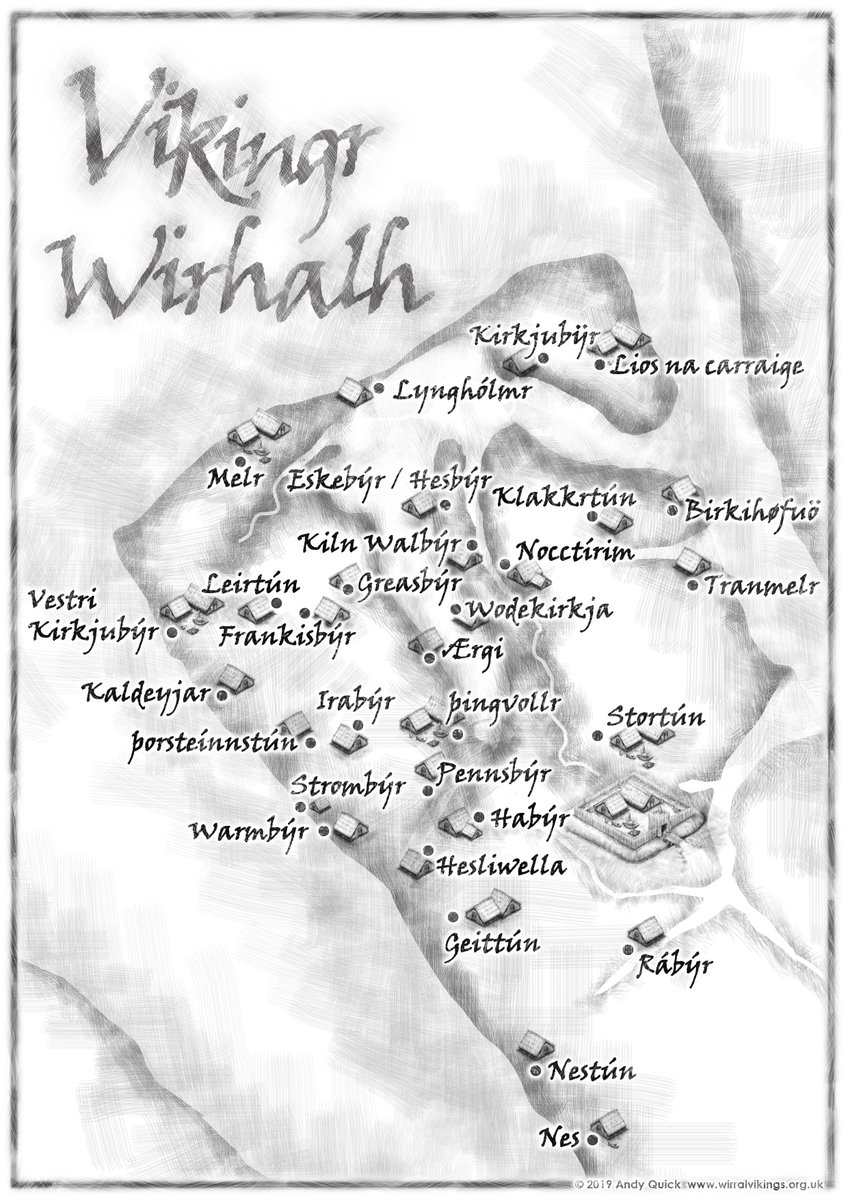 So what did that mean for the local areas when the water came in.... Well some became inland sea areas or severe wetland.(Illustrations copyright Quicky, Wirhalh Skip Felagr). Used with permission.