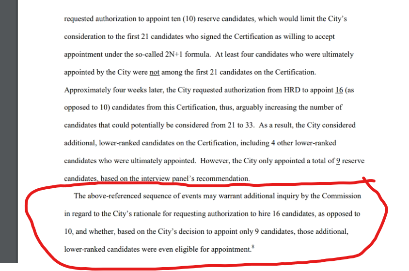 And is on the doorstep of another lawsuit,  @JTforWard2 muses. The decision for the bypass appeal includes commentary that Somerville's practices may warrant additional inquiry.23/