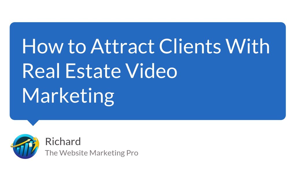 WebAttention's tweet image. By creating stunning real estate videos, you can draw in buyers and make a sale!

Read the full article: How to Attract Clients With Real Estate Video Marketing
▸ lttr.ai/b74d

#realestatevideomarketing #videomarketingforrealestateagents
