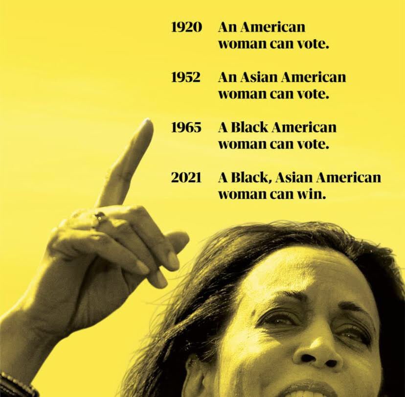 🥳🥳🥳 <a href="/KamalaHarris/">Kamala Harris</a> 📷: <a href="/guardian/">The Guardian</a> 

#InaugurationDay #socialmobility #DiversityandInclusion