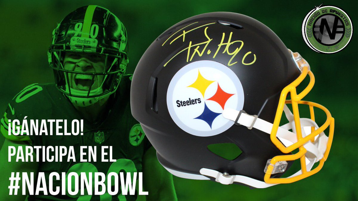 Participa en el #NaciónBowl y gana:

1er lugar: Mini casco firmado por TJ Watt🖤💛
2do lugar: 1,000 MXN en efectivo💵
3er lugar: Cupón 500 MXN en La Curaduría 😋(instagram.com/curaduriamx)

Consulta las bases aquí ⬇️