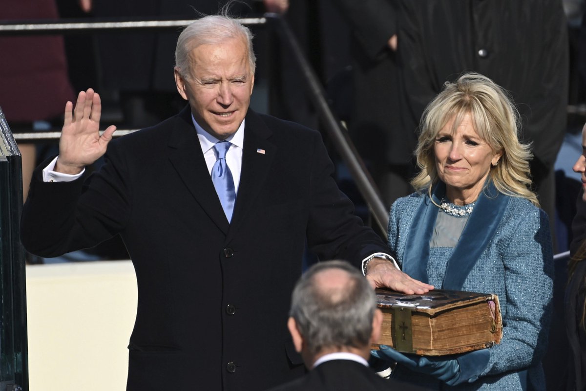 +14After all that, the underlings, which make up roughly 99.9% of the  #QAnon cult stay loyal to  #TeamTrump in hopes for the long awaited mass arrests, lynching, etc. Inauguration day is their 1776. Everything was riding on it. don would remain  #POTUS BUT NO! Biden is sworn in.