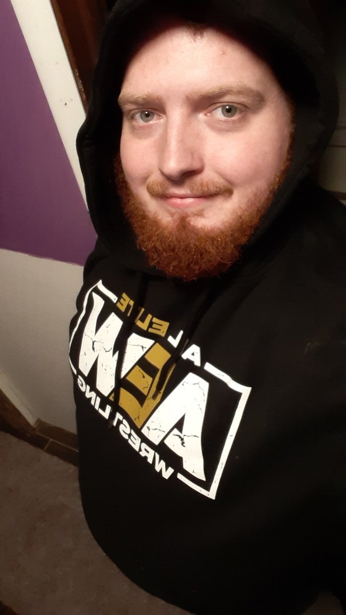 Cody_Redbeard's tweet photo. Rockin my new sweatshirt! Ironically it came on the day of @AEW #Dynamite https://t.co/i8VkCNYreC