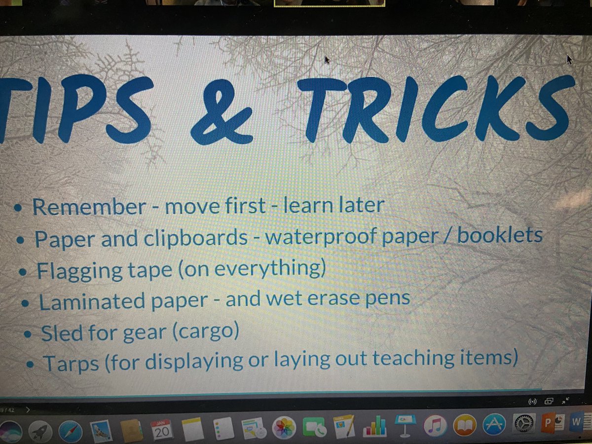 Brilliant workshop this afternoon on outdoor learning in the cold &amp; snow with Get Outside &amp; Play &amp; <a href="/NatureImmersion/">Andrea Barnes</a> ❄️ Thank you for some new ideas! I love the ‘how pants freeze in Winter’ &amp; best boots experiments! 🥶 I’m totally penguin walking next time my hands are cold too!