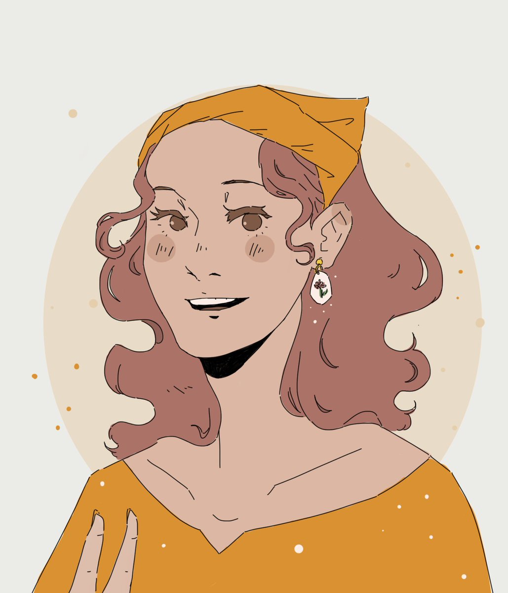 THANK YOU FOR 3.8K ?? 

I finally drew myself a proper icon and that's about as much personal art as you're getting from me this week (yep, it's comms season~). 

*I don't actually look like this by the way i just really want THAT hair. 