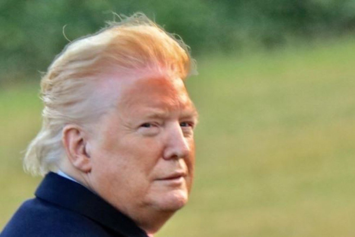 mojetsky's tweet photo. His hair and makeup tips. #ThingsImGonnaMissAboutTrump https://t.co/r1bvT7xWB8