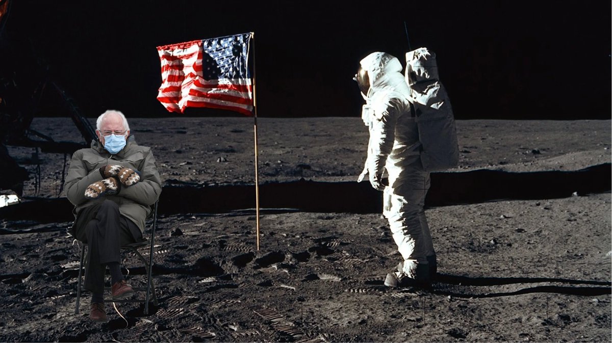 Thread of “Who did this?!” photoshops of Bernie staying warm at the inauguration: