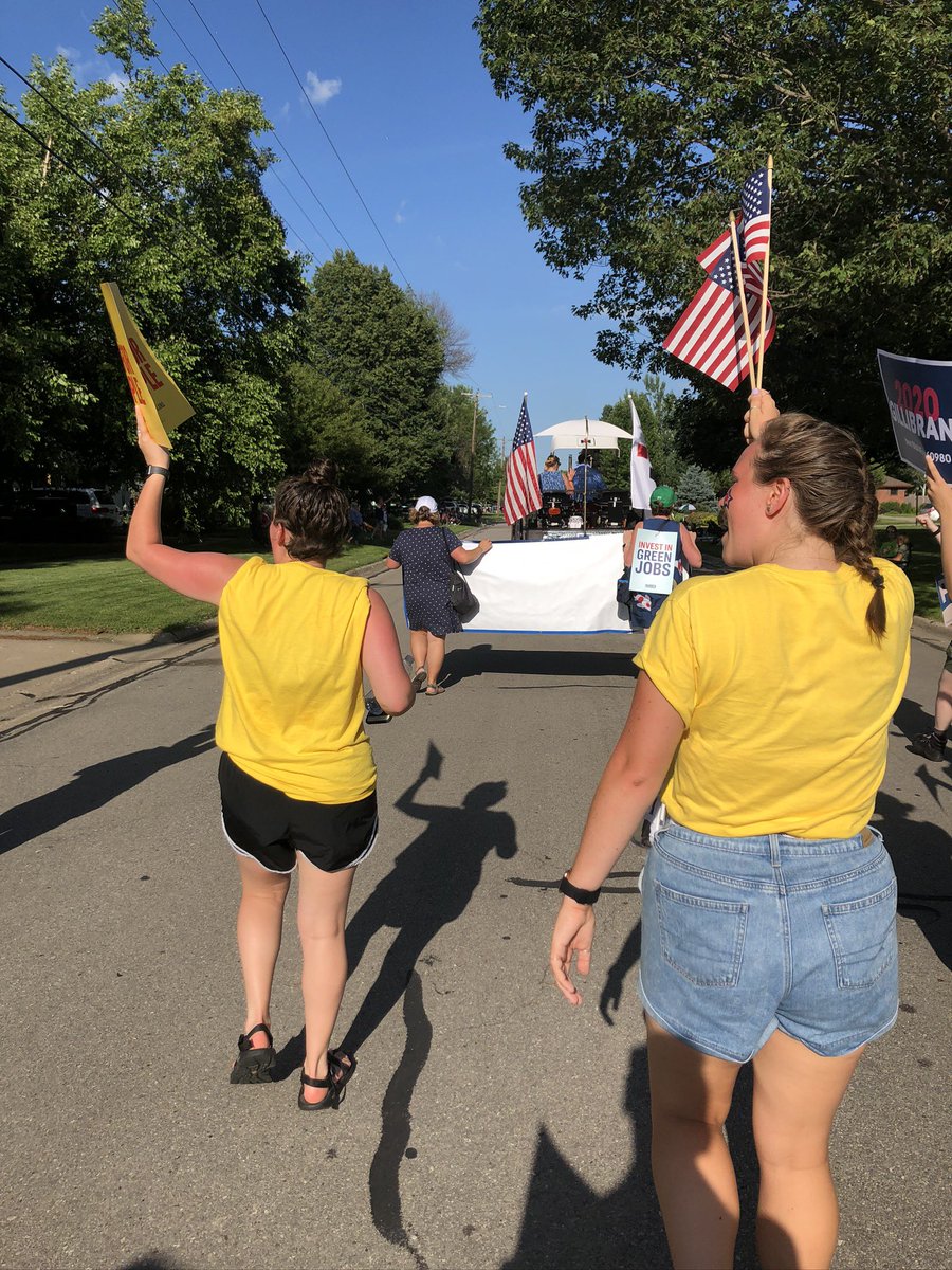 Have to start with July 4, 2019, my first  @KamalaHarris event. Two parades with  @e_dmck and  @lydiacatherinec. I’ll never forget. Love you both more than I can put into words!