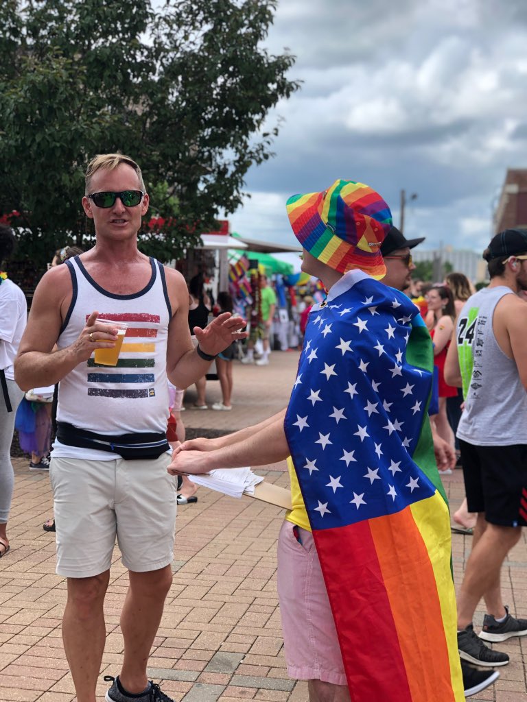 Next up was Cedar Rapids Pride where I got my first caucus commits!