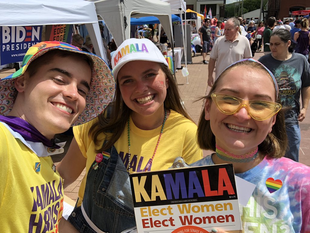 Next up was Cedar Rapids Pride where I got my first caucus commits!