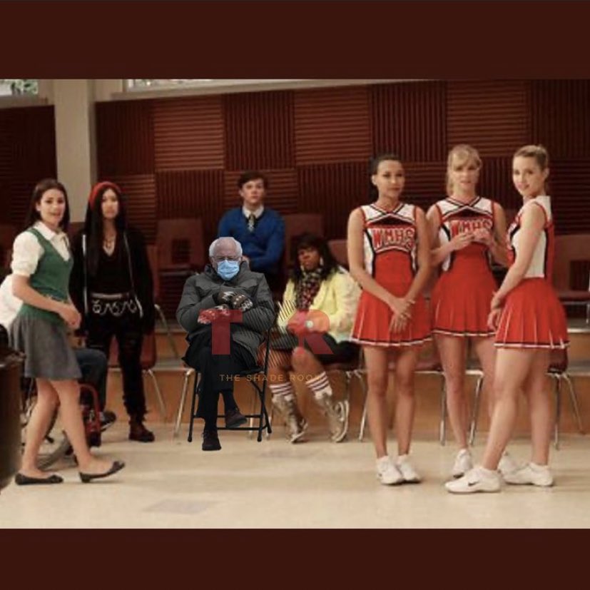 Thread of “Who did this?!” photoshops of Bernie staying warm at the inauguration: