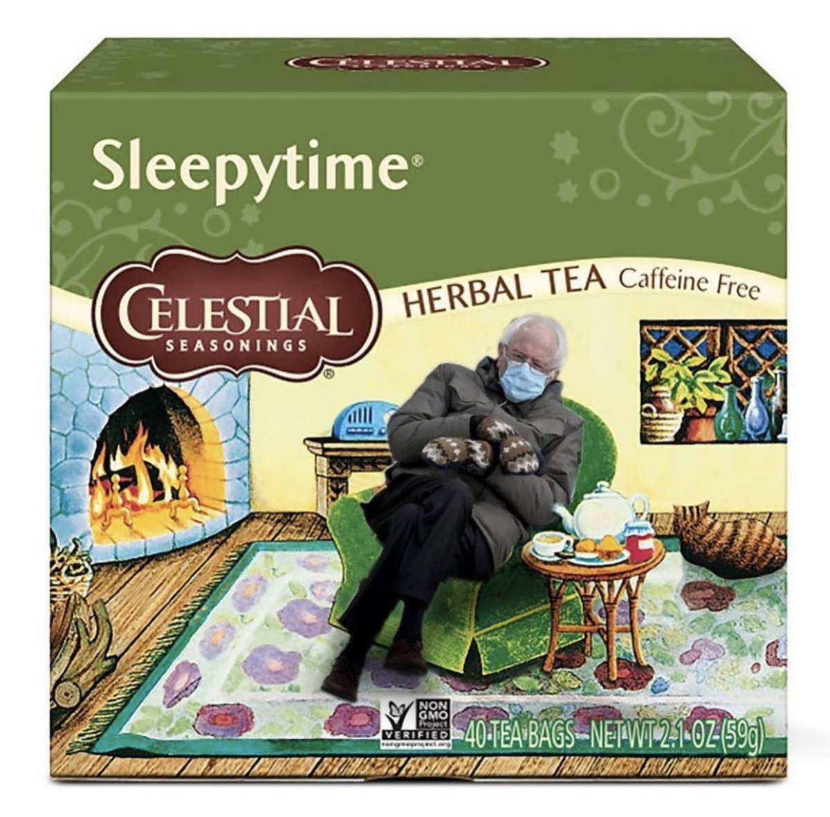 Thread of “Who did this?!” photoshops of Bernie staying warm at the inauguration: