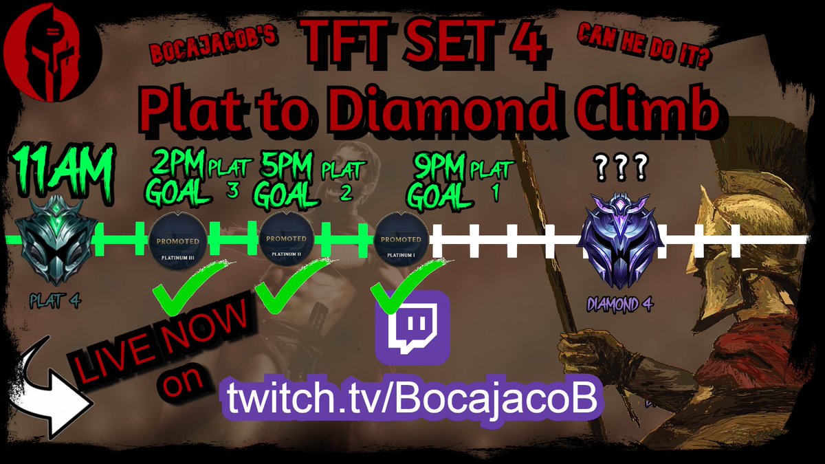 BocajacoBx's tweet photo. We hit Platinum 1!!!! One step closer to Diamond!

Watch the last few moments live on https://t.co/t5LvJ1ggli https://t.co/dRSowKJZXa