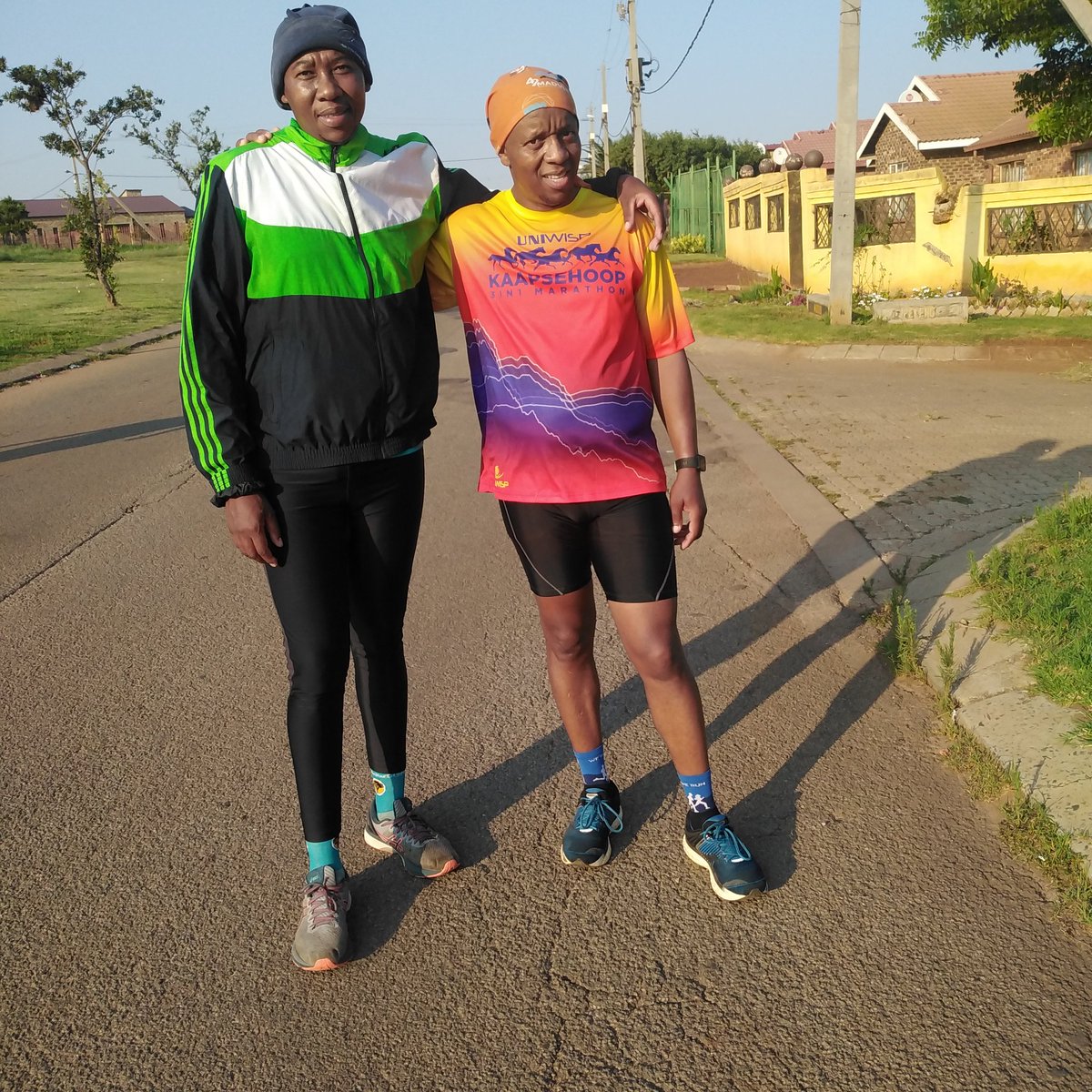 madulemasilo's tweet photo. Felt a pain on my hip but soldered on. Slowly but for sure.
#runningwithtumisole
#295runcrew
#Bazala https://t.co/JWZ9aN5GBO
