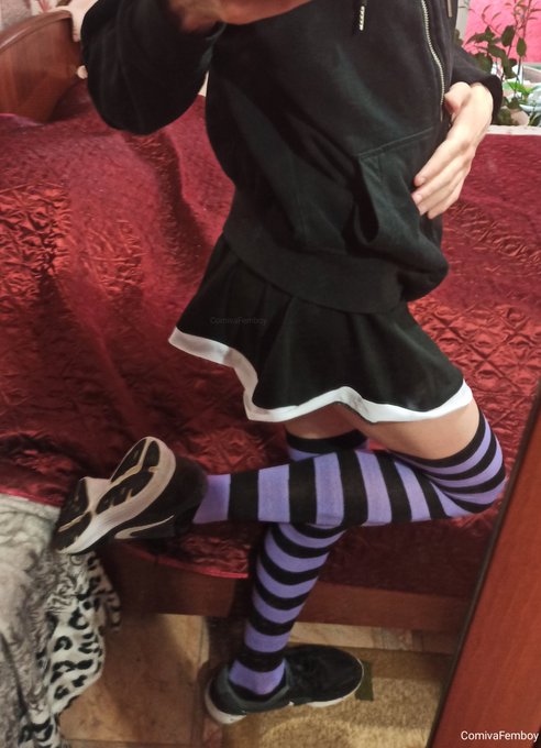 I wonder if you like legs in stockings or just an ass and a skirt?~😏💕 Looking forward to your comments~😘💕 #femboy<a href="/tag/femboy"class="tags"><span>#femboy</span></a>