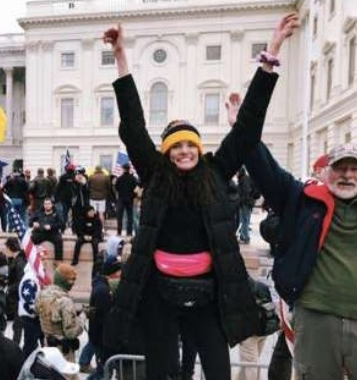 Gracyn Courtright, a senior at the University of Kentucky from West Virginia is charged with stealing a "Members Only" sign in the Capitol and violent entry. She welcomed infamy saying, "infamy is just as good as fame. Either way, I end up more known."  https://washingtonpost.com/2021/01/18/gracyn-courtright-capitol-riot/