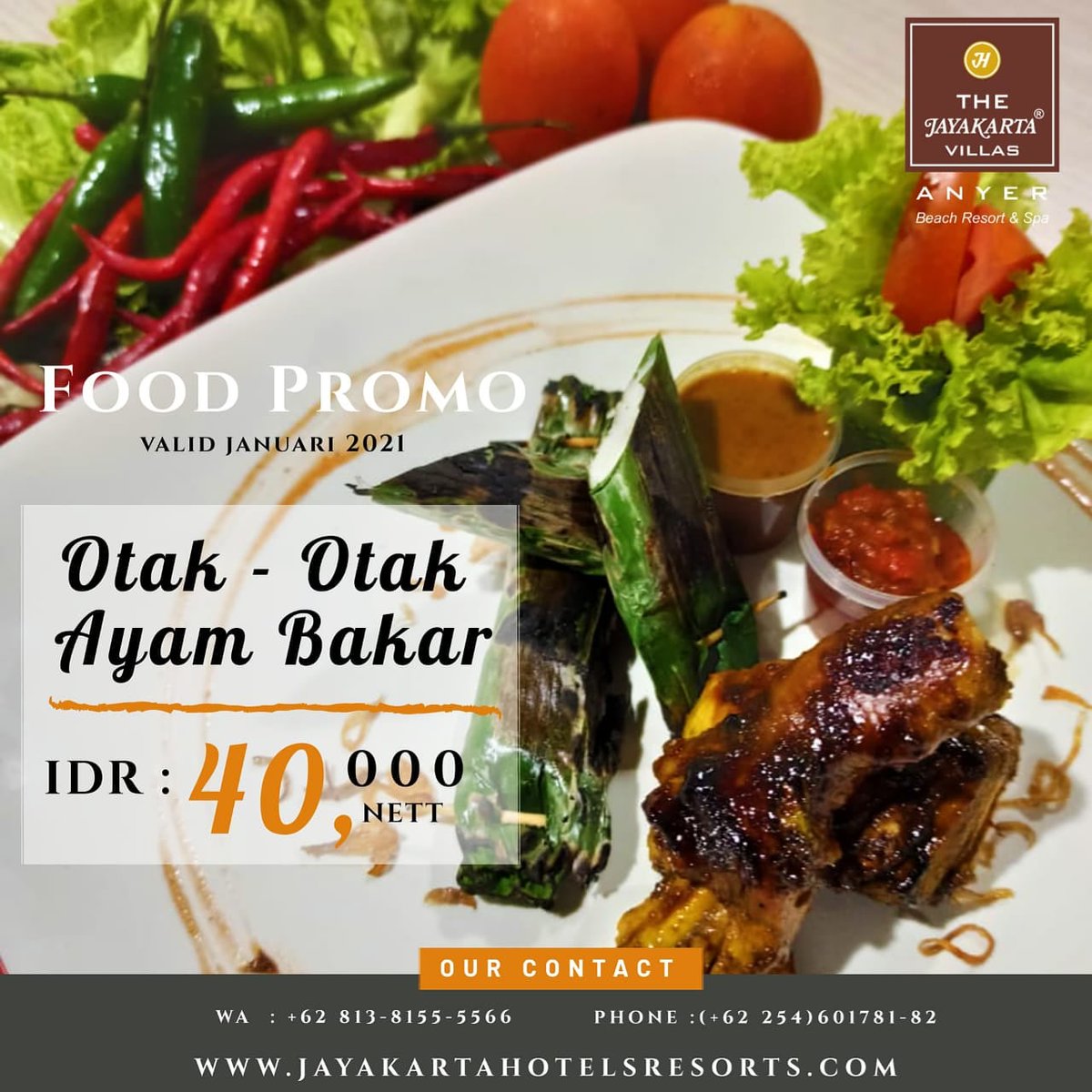 jayakartaanyer's tweet photo. ✨OTAK-OTAK AYAM BAKAR✨
IDR 40 K 🔥
.
.
.
Untuk  yg belum tau Otak-Otak, olahan yg berbahan dasar Ikan tenggiri dikemas dgn menggunakan daun pisang lalu dibakar, &amp; biasanya ditemani sambel kacang/saus !!! 
.
Pecinta ikan yuk order, sblm ditenggelamkan ibu susi lohhh 😁 https://t.co/Y20cknhbyt