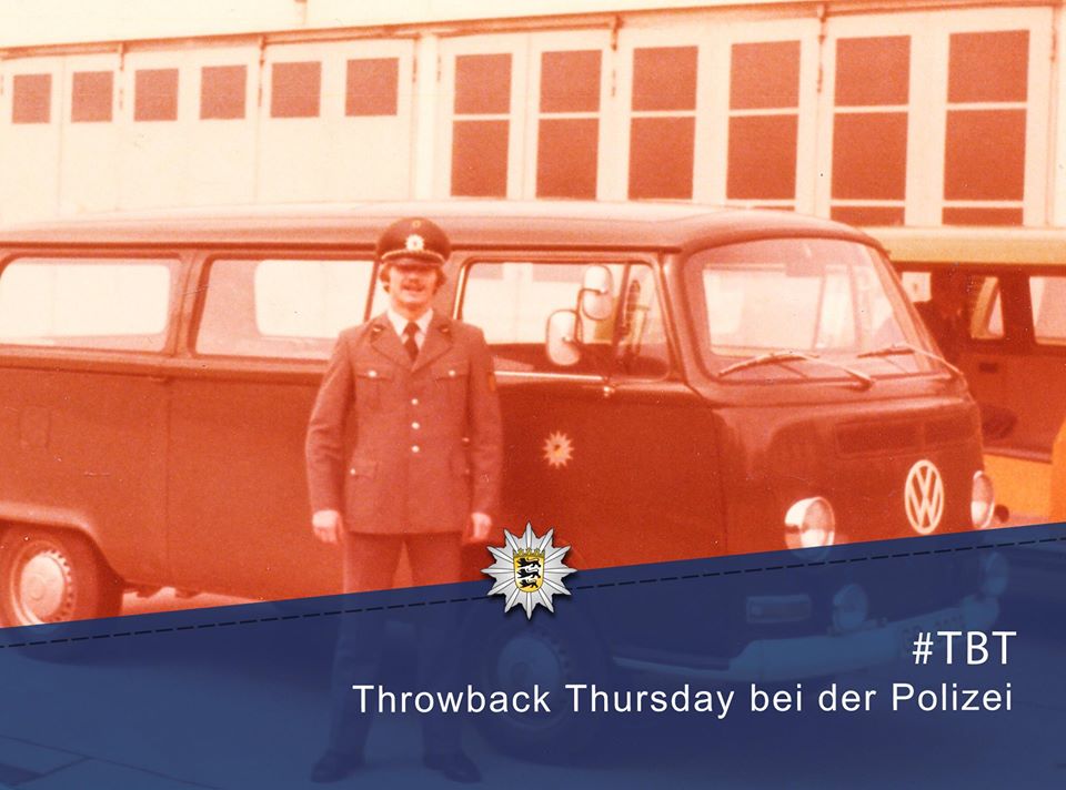 LkaBaWue's tweet photo. Unser Beitrag zum #ThrowbackThursday #TBT
Wir sind schon lange im Dienst der Sicherheit unterwegs...
Dieses Bild entstand im Frühjahr 1977 in Karlsruhe und zeigt einen Kollegen, der heute beim @LkaBaWue  arbeitet, zu seiner Fahrschulzeit. Wir wünschen einen schönen Donnerstag! https://t.co/JoODZMSi81