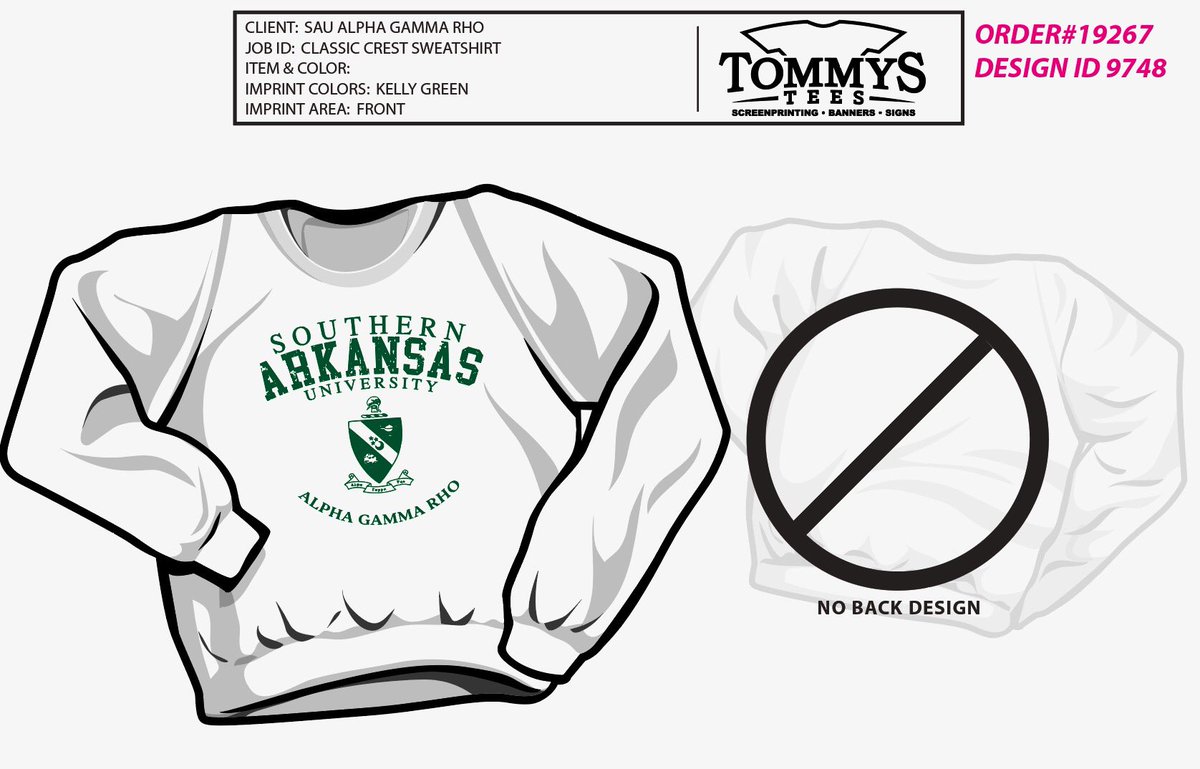 AlphaGammaRhoSA's tweet photo. Y’all be sure and get your slick AGR sweatshirt today! $25 money is due on  January 30th! https://t.co/ucj5Fop69m