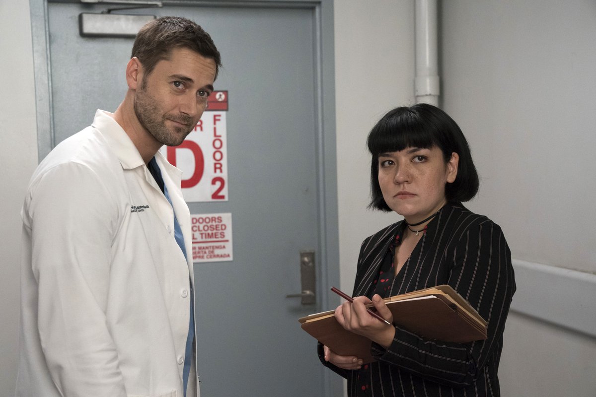 NBCNewAmsterdam's tweet photo. When their Season 3 theories don't add up with yours. 👀 https://t.co/a4ZAFtrgA4