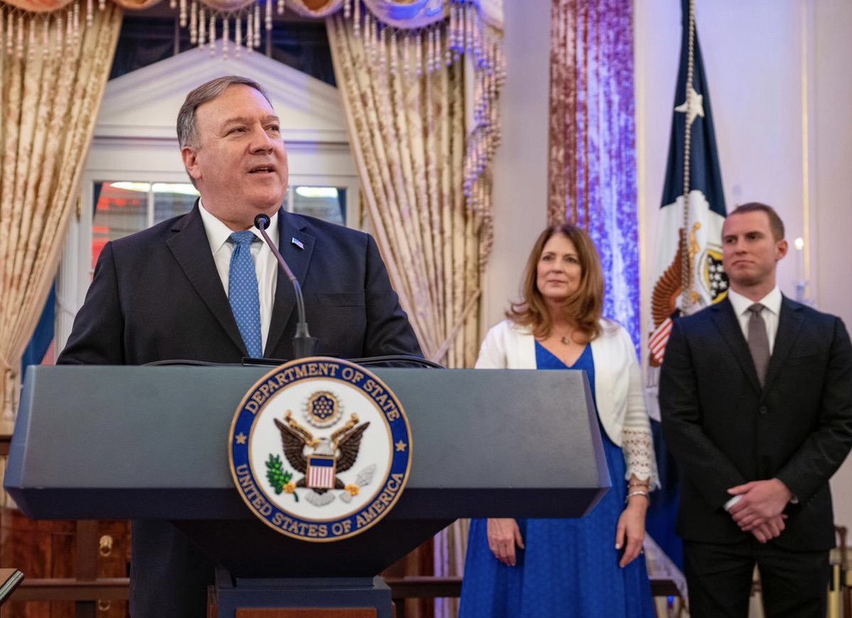 I’m so proud of what you accomplished — but also how you served our country, Dad  @mikepompeo Four years ago, our family had no idea what God had in store. Hard to concisely sum it up, so I won’t try. But what I will say is that I’ve never been more proud of you than I am today.