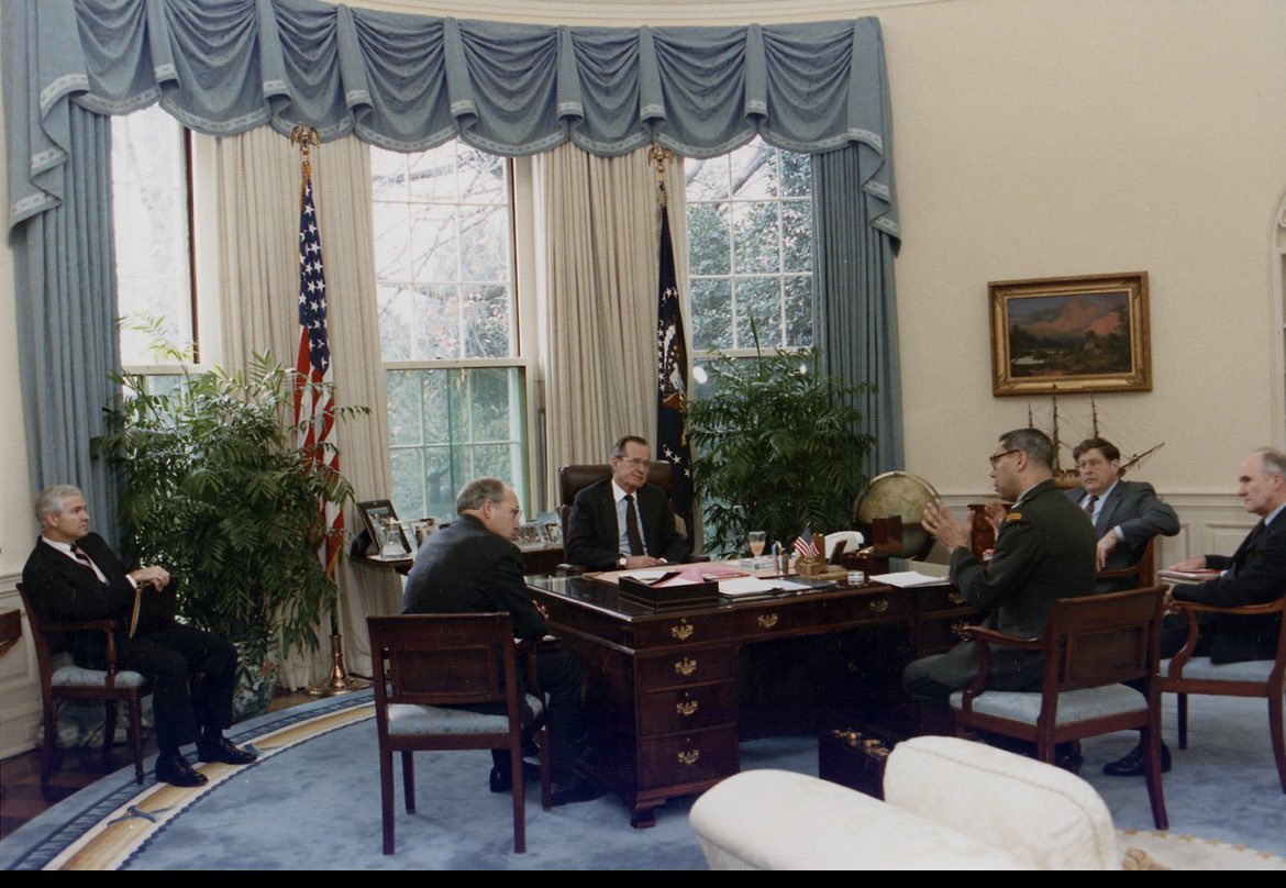 Kennedy used the Resolute desk, but it wouldn’t be used again until Carter (1977). Every president after him, with the exception of George H.W. Bush (1989) has used the Resolute. But there are other desks that incoming presidents can use (Bush loved his C&O desk, shown here)