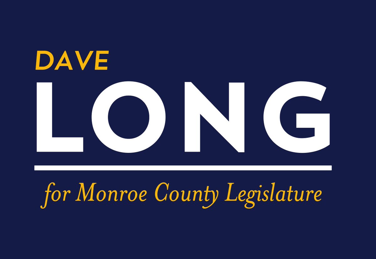 I officially earned the nomination from the Irondequoit Democratic Committee to run as candidate for Monroe County Legislature, District 16.  I'm looking forward to the chance of earning your vote in November! davelongformonroe.com