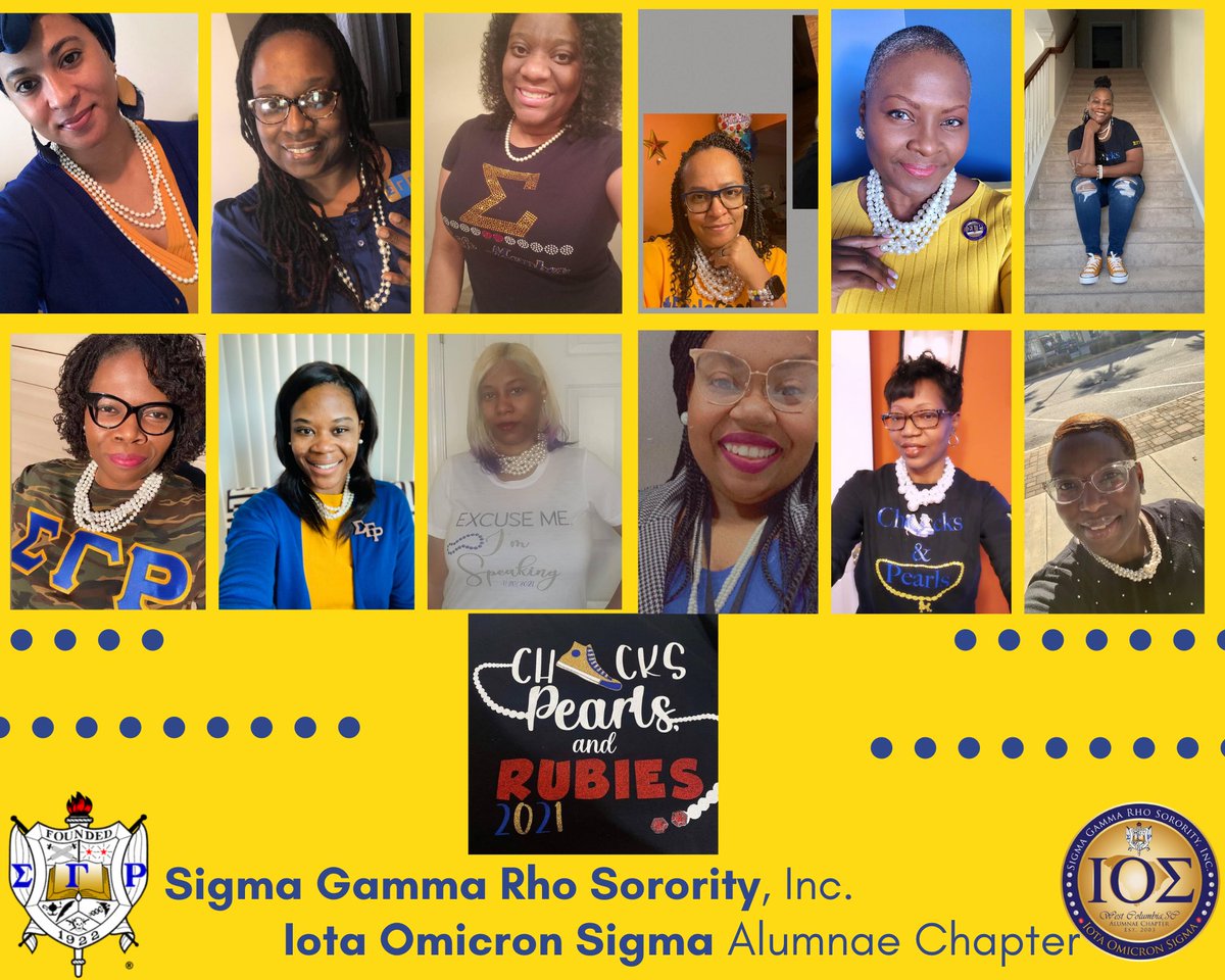 sgrho_ios's tweet photo. We witnessed HERstory today! #IconicIOS is pRHOudly RHOcking pearls and Chucks for our new #MVP 🤍✌🏾🇺🇸
.
.
.
#wewearpearls #pearlsandrubies #pearlsandchucks2021 #sistergreek #nphc #sigmagammarho #sgrho #seregionsgrho https://t.co/d4CFuD3TkQ