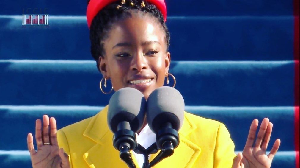 “…for there is always light
if we are brave enough to see it
if we are brave enough
to be it.”

And how the light alighted to her ear, that supreme instrument of empathy, which is the crucible of courage. Brava and thank you, <a href="/TheAmandaGorman/">Amanda Gorman</a>. A brave new world.