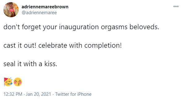 It's not so much these tweets, it's the idea of these people rolling off their partners and fumbling around for their phones to put this shit out into the universe.Didn't even shower first or nothing