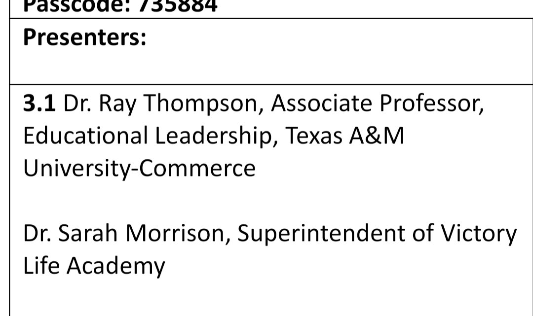 DrSarah_M's tweet photo. Looking forward to presenting research at TCPEA 'Conference Within a Conference' I am honored to be a part! #TASA https://t.co/J7OpW1g9JZ