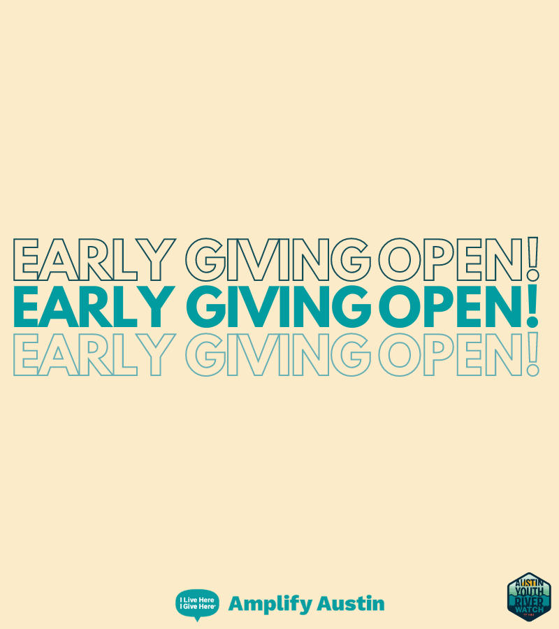 RiverWatchers's tweet photo. We’re so excited to be a part of Amplify Austin Day on March 4-5, 2021! You can start supporting river watchers today! Help us continue to transform and inspire youth through environmental education. #ILiveHereIGiveHere
Visit https://t.co/kvDz8CnksK to support AYRW today! https://t.co/B6h4AIqbII