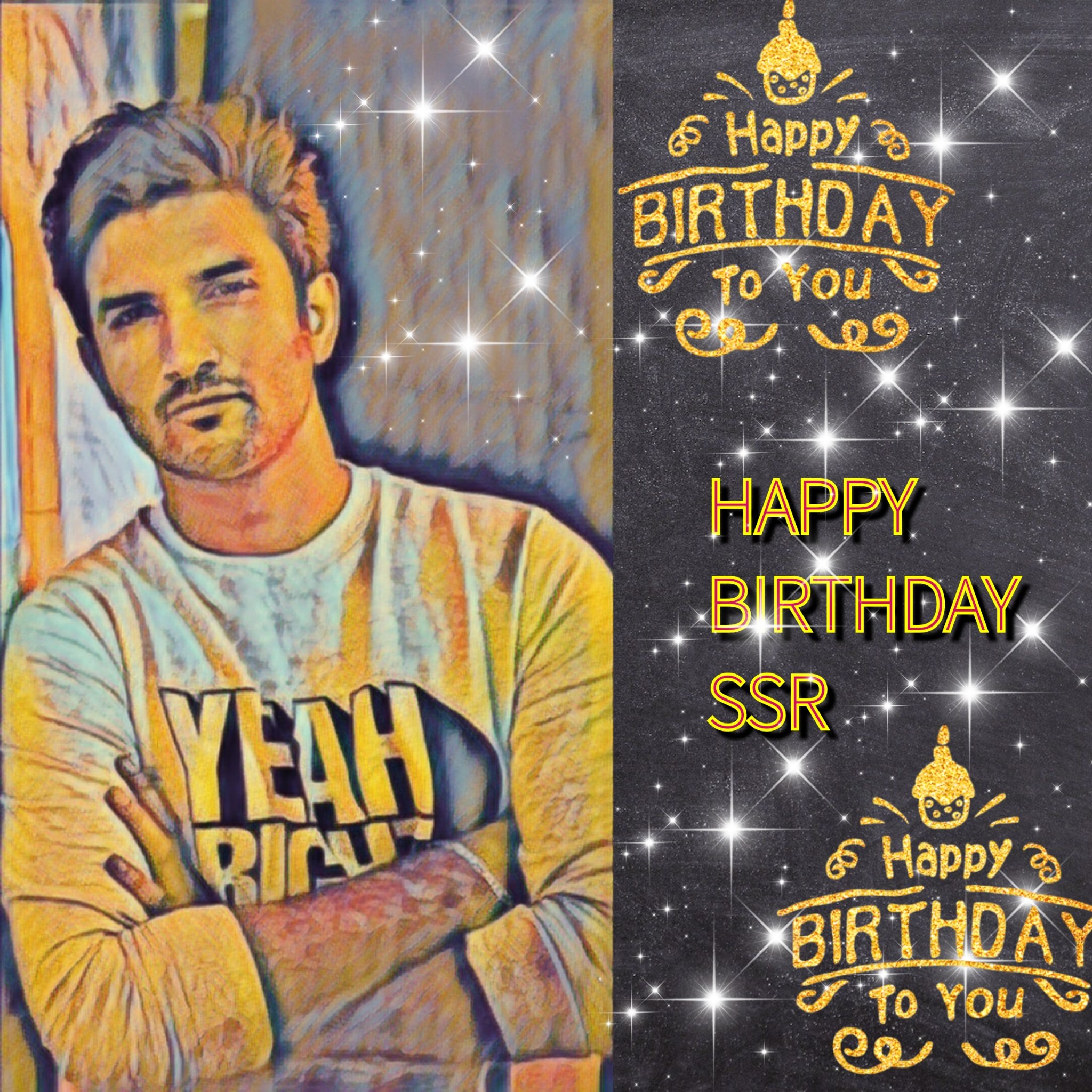 Happy birthday dear Sushant Singh rajput              