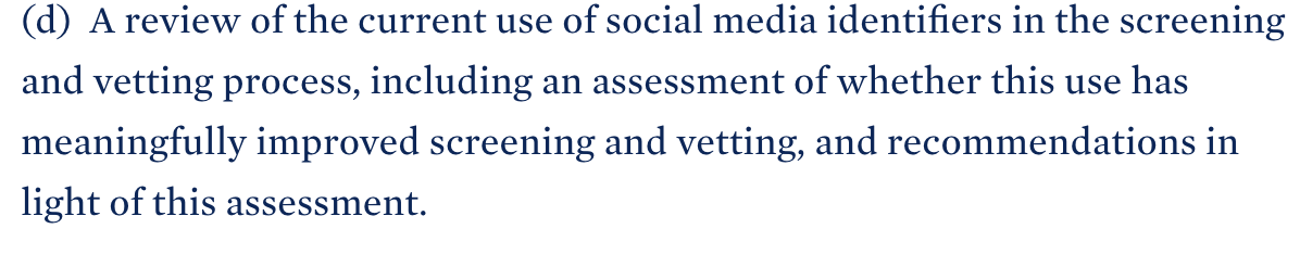 Particularly happy to see that the proclamation calls for