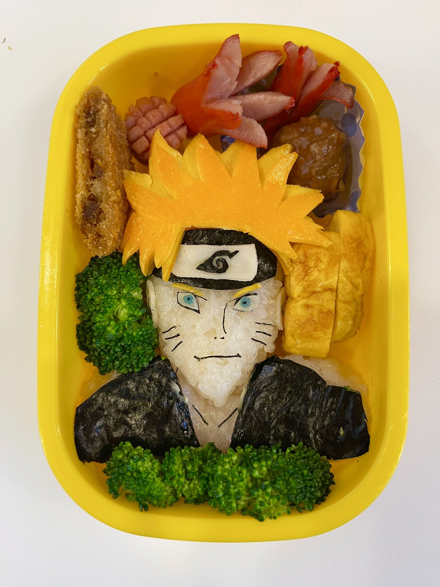 田中 英一 キャラ弁パパ 今日はnaruto ナルト からナルトとサクラを作ってみました 顔の表情は難しい キャラ弁 Naruto ナルト うずまきナルト 春野サクラ T Co 2hxjapfvq8 Twitter