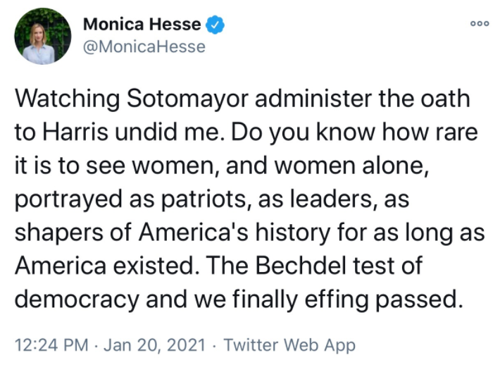 "The Bechdel test of Democracy"