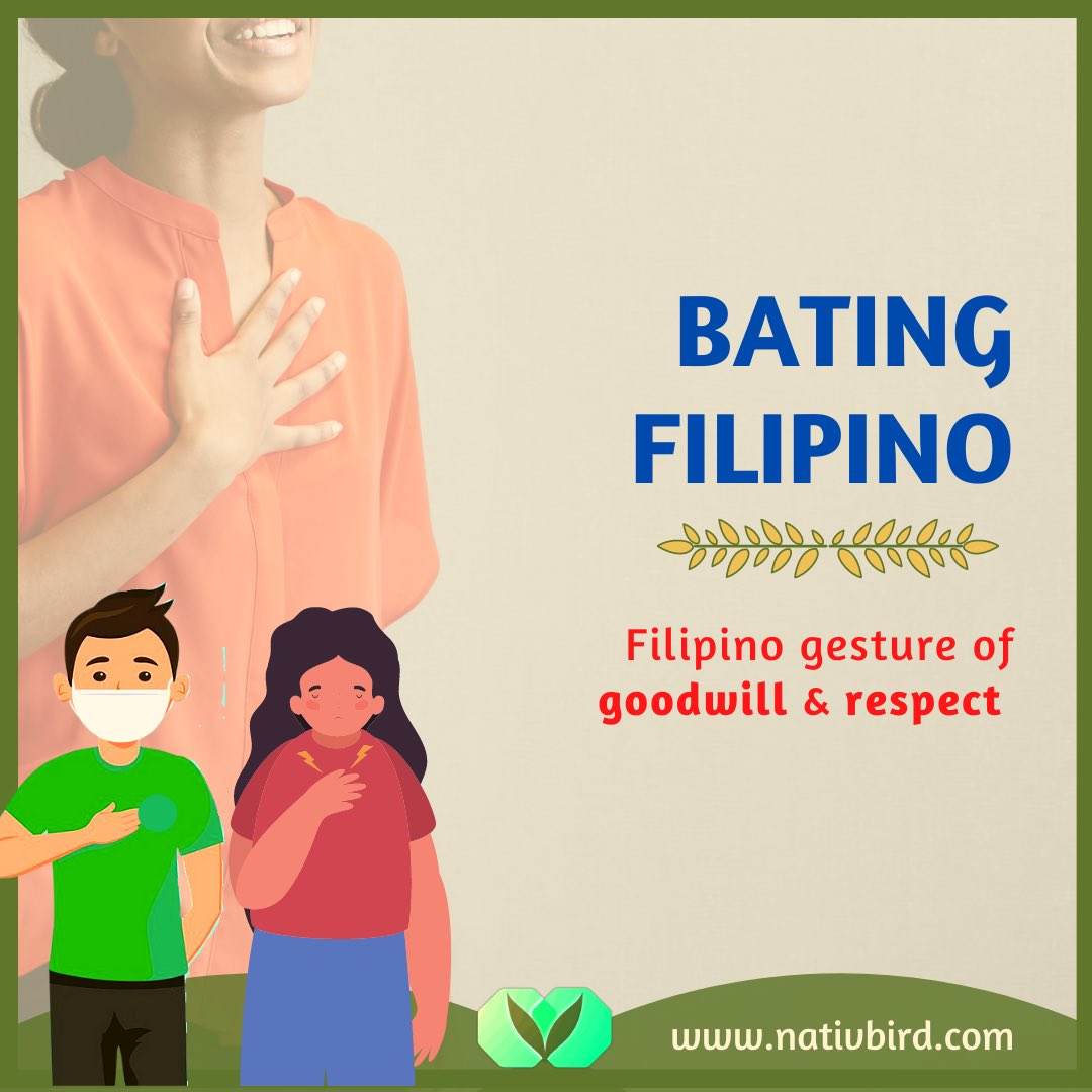 Bating Filipino! Our own gesture for greetings. Also to show our goodwill, sincerity and respect.

#nativbird #everythinglocal #batingpinoy #batingfilipino #gesture #philippines #supportlocalph #startupph