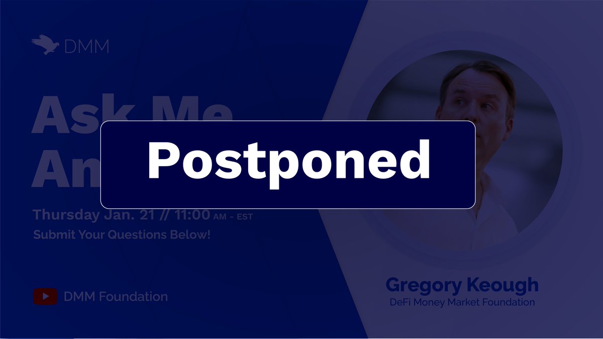 DMM Community, Greg is feeling under the weather... we will be reprogramming today’s AMA, but please keep your questions coming!! Stay tuned - New date coming soon!