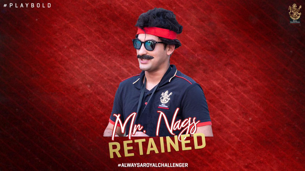 RCBTweets's tweet photo. Good morning, 12th Man Army! ☀️ 

We realised that our retention news is incomplete without this. We’re glad to announce that we have retained Mr. Nags for the 2021 IPL! 🥳

#Peas shall prevail generalists... 😉

#PlayBold #WeAreChallengers https://t.co/hODfXd0B98